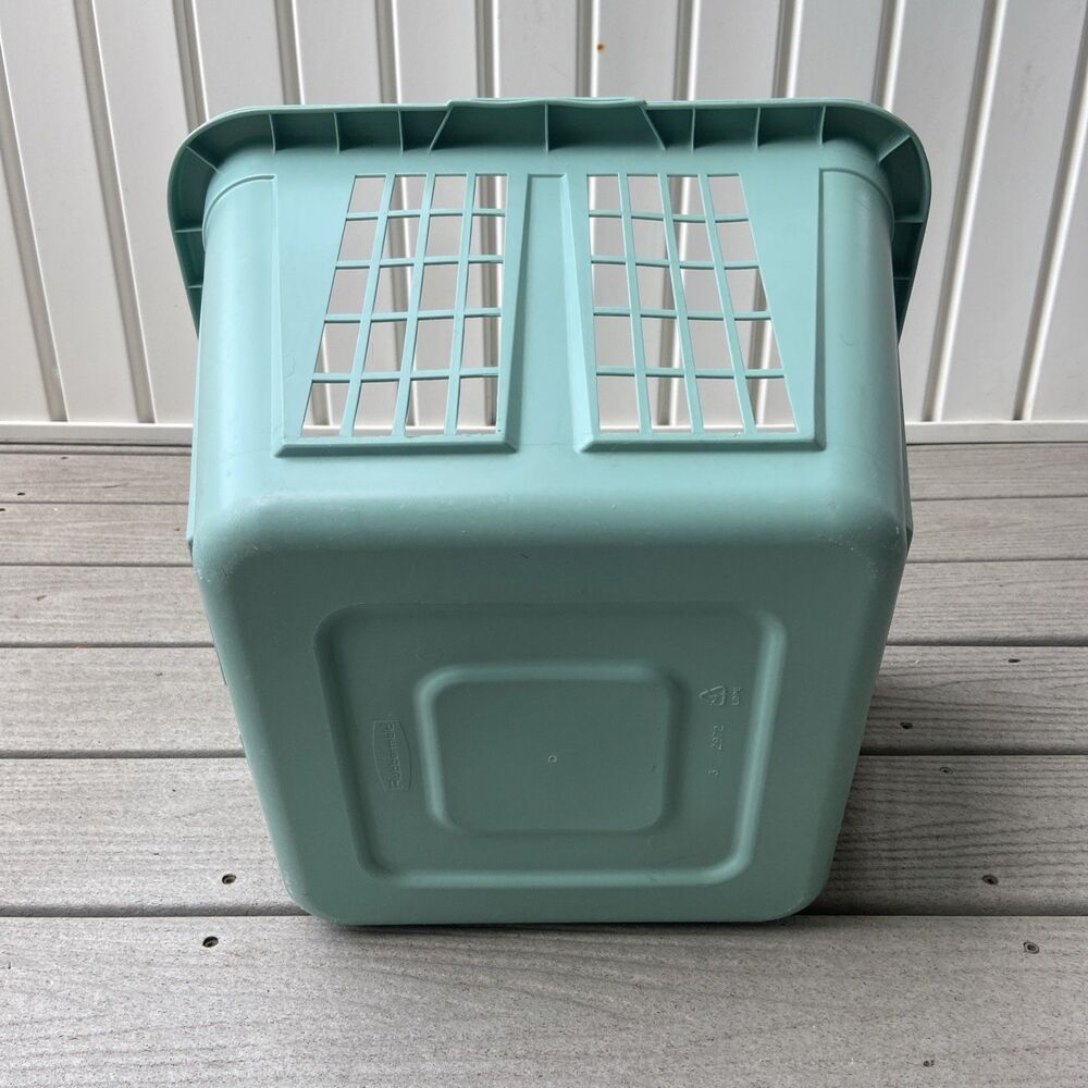 VTG 1987 Rubbermaid Laundry Basket 3/4 Bushel Model 2972  Made In USA - Picture 6 of 16